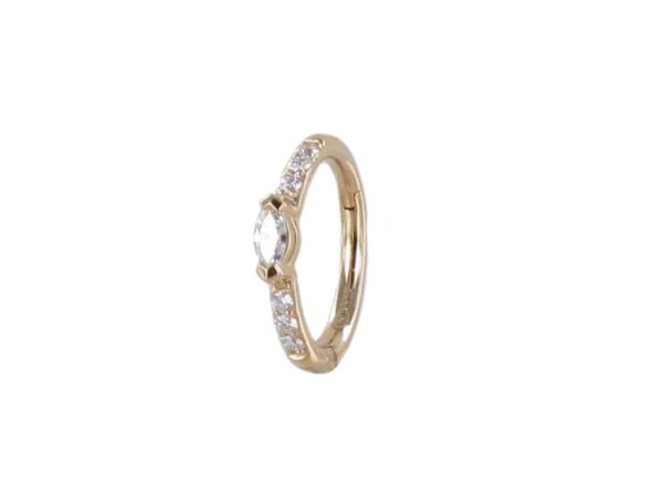 We Piercing Ring - Sublime Marquise